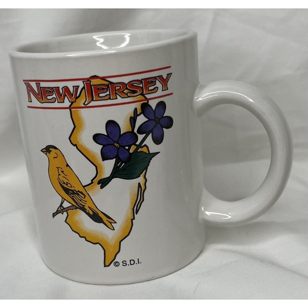 New Jersey NJ White Coffee Mug Souvenir The Garden State Mug
